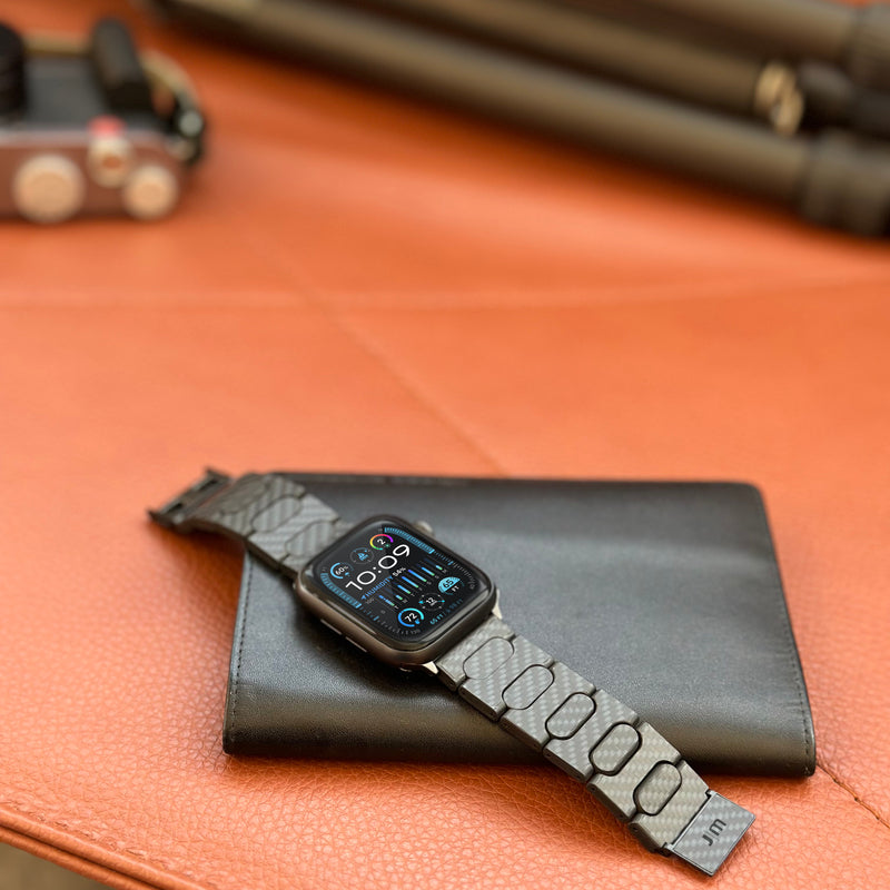 JM 1K Carbon Fiber Watch Band for Apple Watch